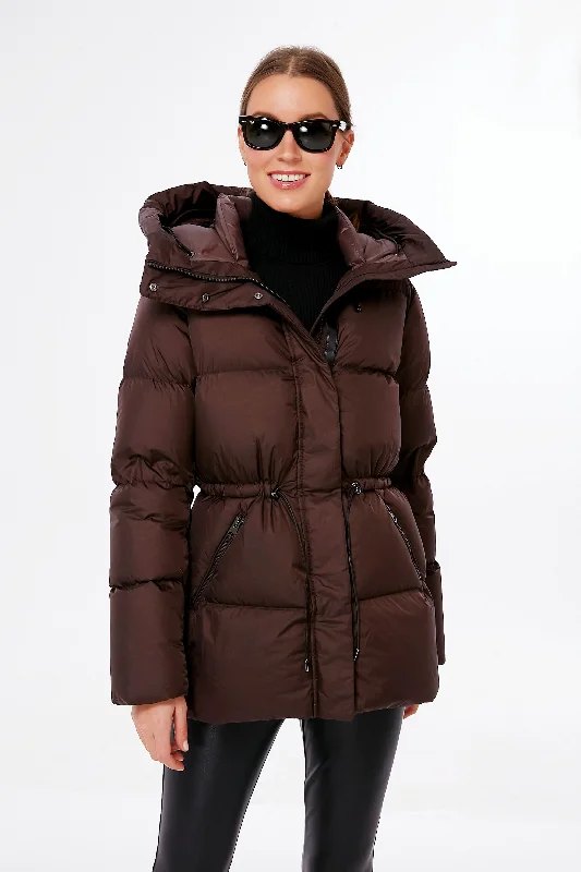 Coffee Freya Down Coat