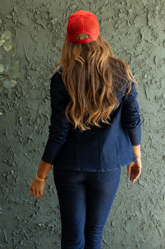 LA Lady Denim Blazer