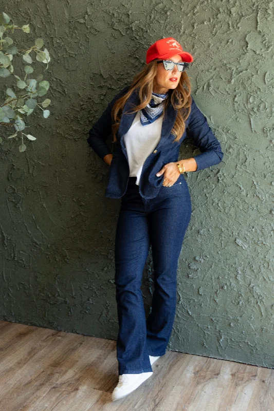 LA Lady Denim Blazer