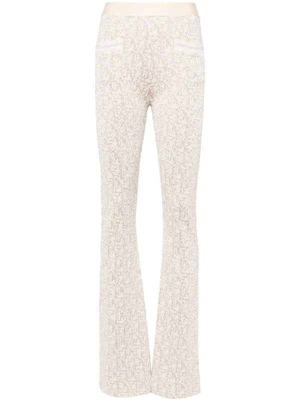 Monogram Jacquard Knit Pants