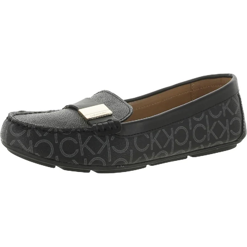 Calvin Klein Womens Lisa Logo Casual Loafers