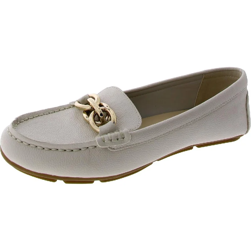 Calvin Klein Womens Luca Faux Leather Slip-On Loafers