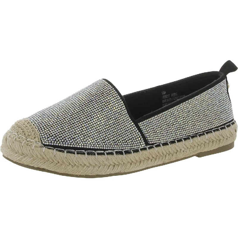 Cape Robbin Womens Brena Rhinestone Man Made Loafers