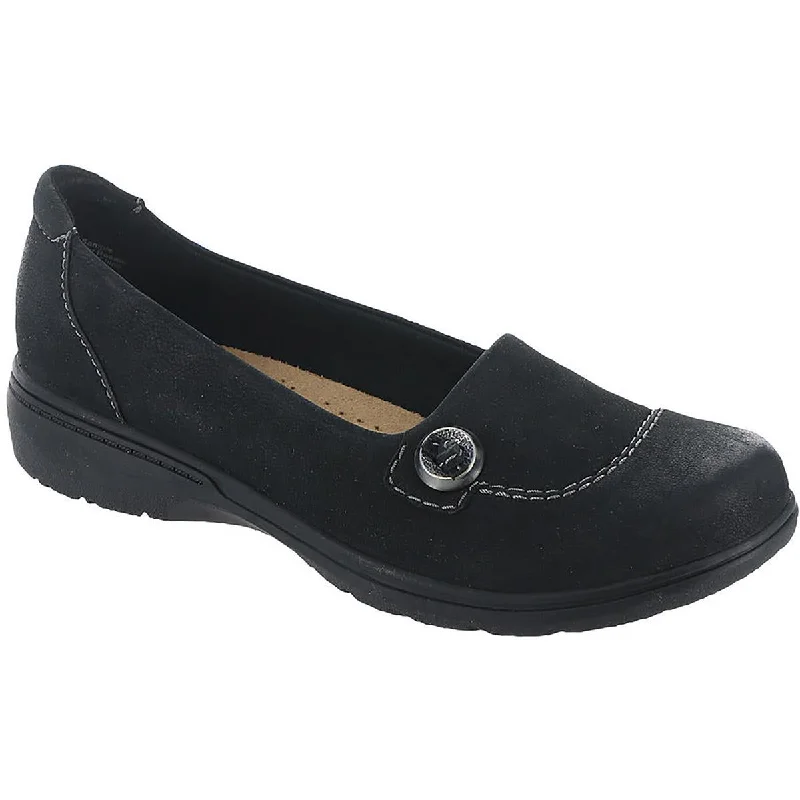 Clarks Womens Carleigh Lulin Suede Loafers