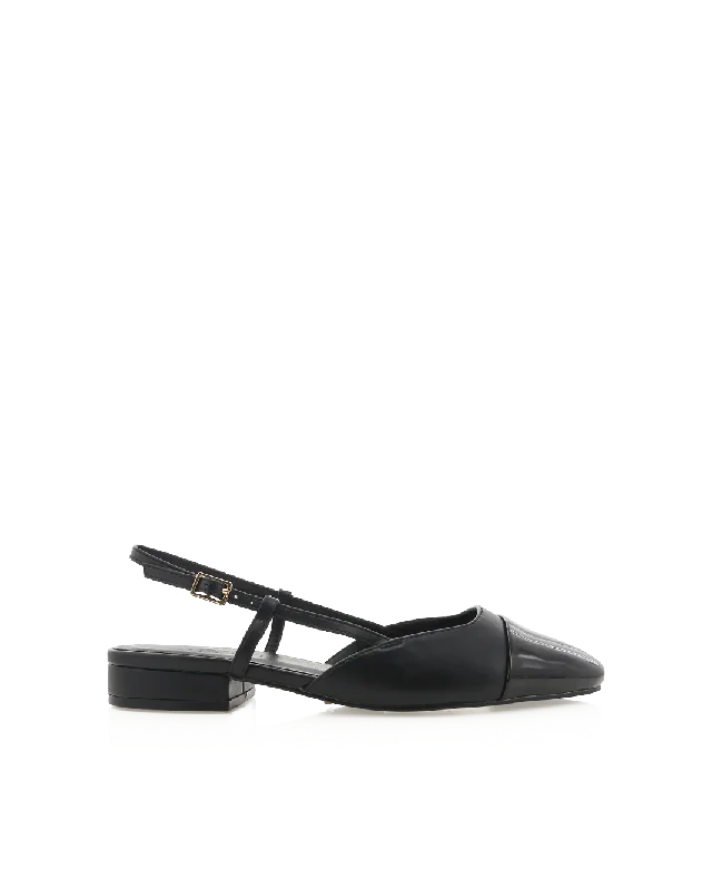 HASSA - BLACK-BLACK PATENT